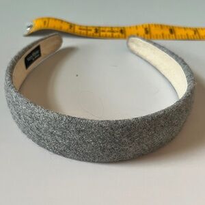 Gray Wool Thin Headband